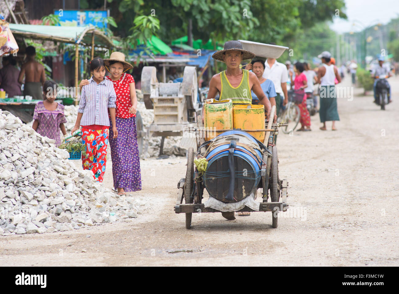 Labutta Township nella divisione Ayeyarwady del Myanmar Foto Stock