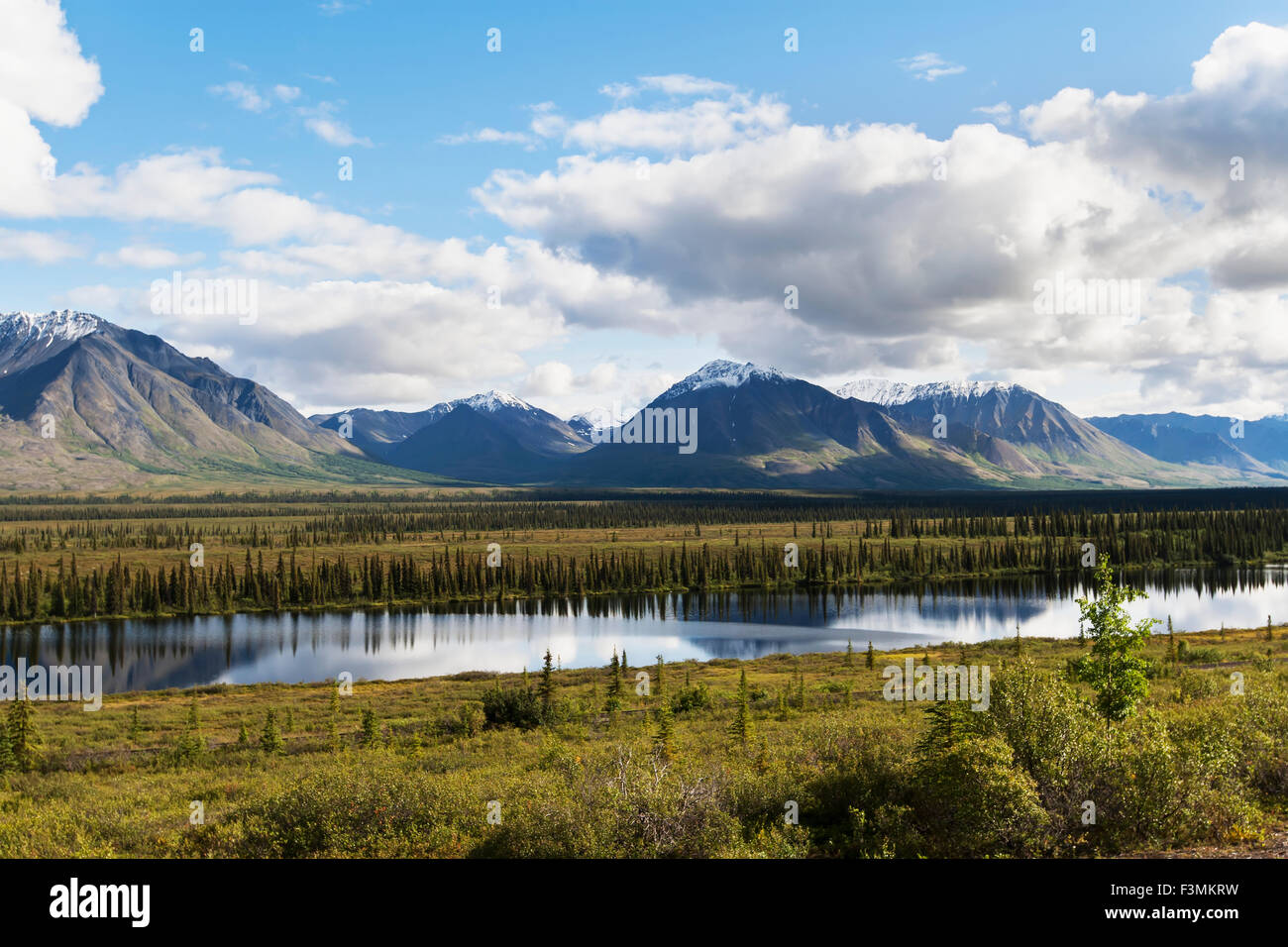 Alaska,Vertice Lago,ampio Pass Foto Stock