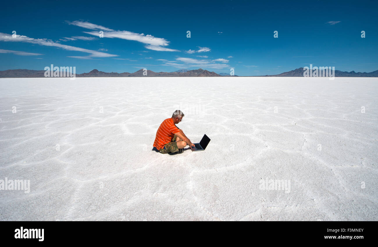 Uomo sul lavoro Foto Stock