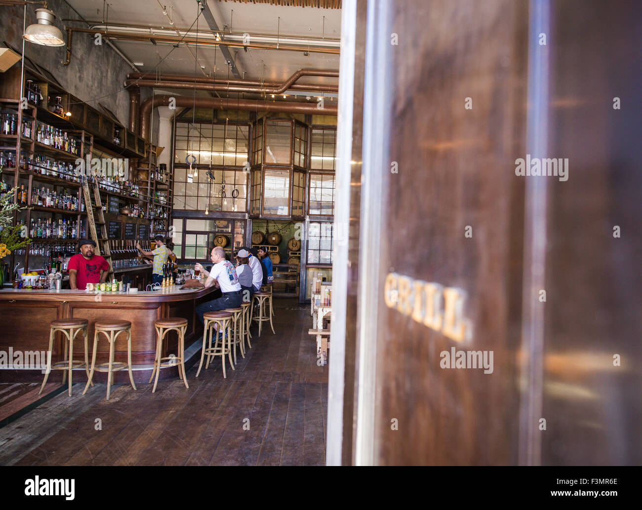 Una vista generale della Magnolia Brew House di San Francisco,CA. Foto Stock