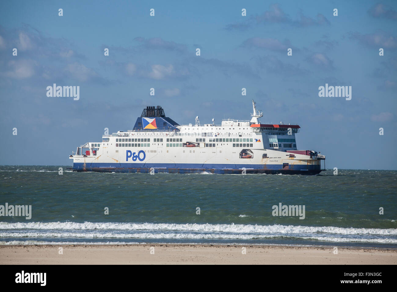 P&O Cross Channel Ferry Foto Stock