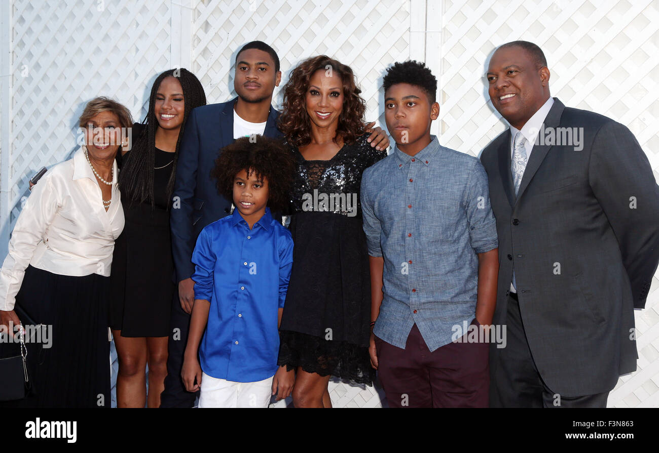 Fondazione HollyRod al XVII DesignCare annuale Gala - Arrivi con: Dolores Robinson, Holly Robinson Peete, Rodney Peete, Ryan Elizabeth Peete, Rodney Peete Jr, Peete romano, James Robinson Peete dove: Los Angeles, California, Stati Uniti quando: 08 Foto Stock