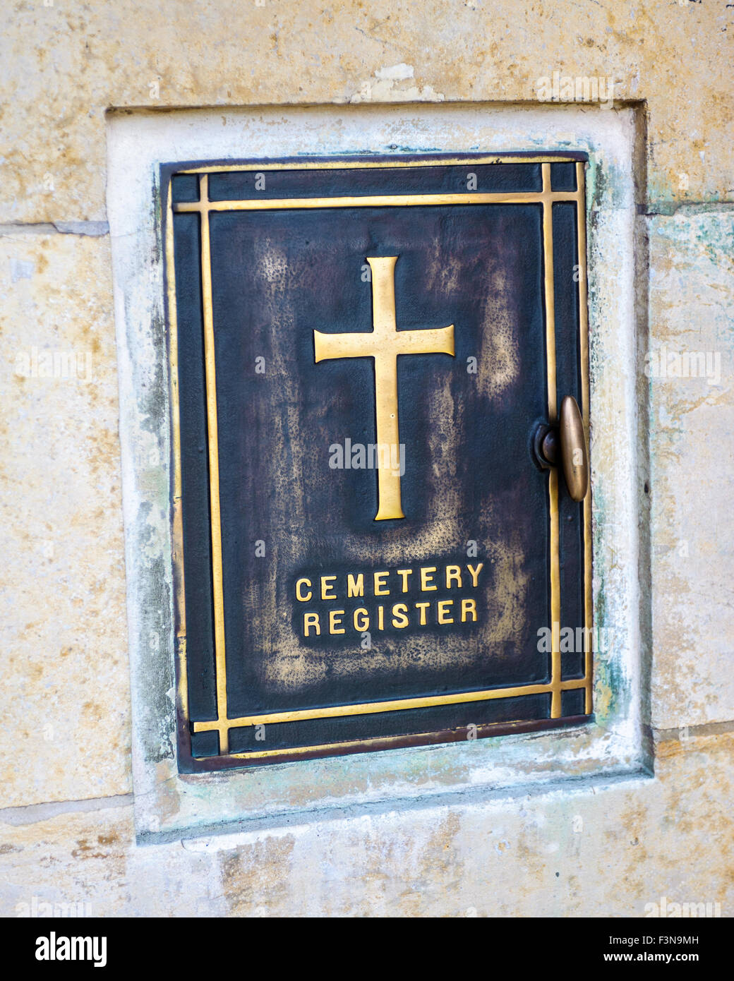 Il cimitero di registro cassaforte presso la divisione post raccolta Cemetery & Estensione, Ieper o Ypres, Belgio Foto Stock