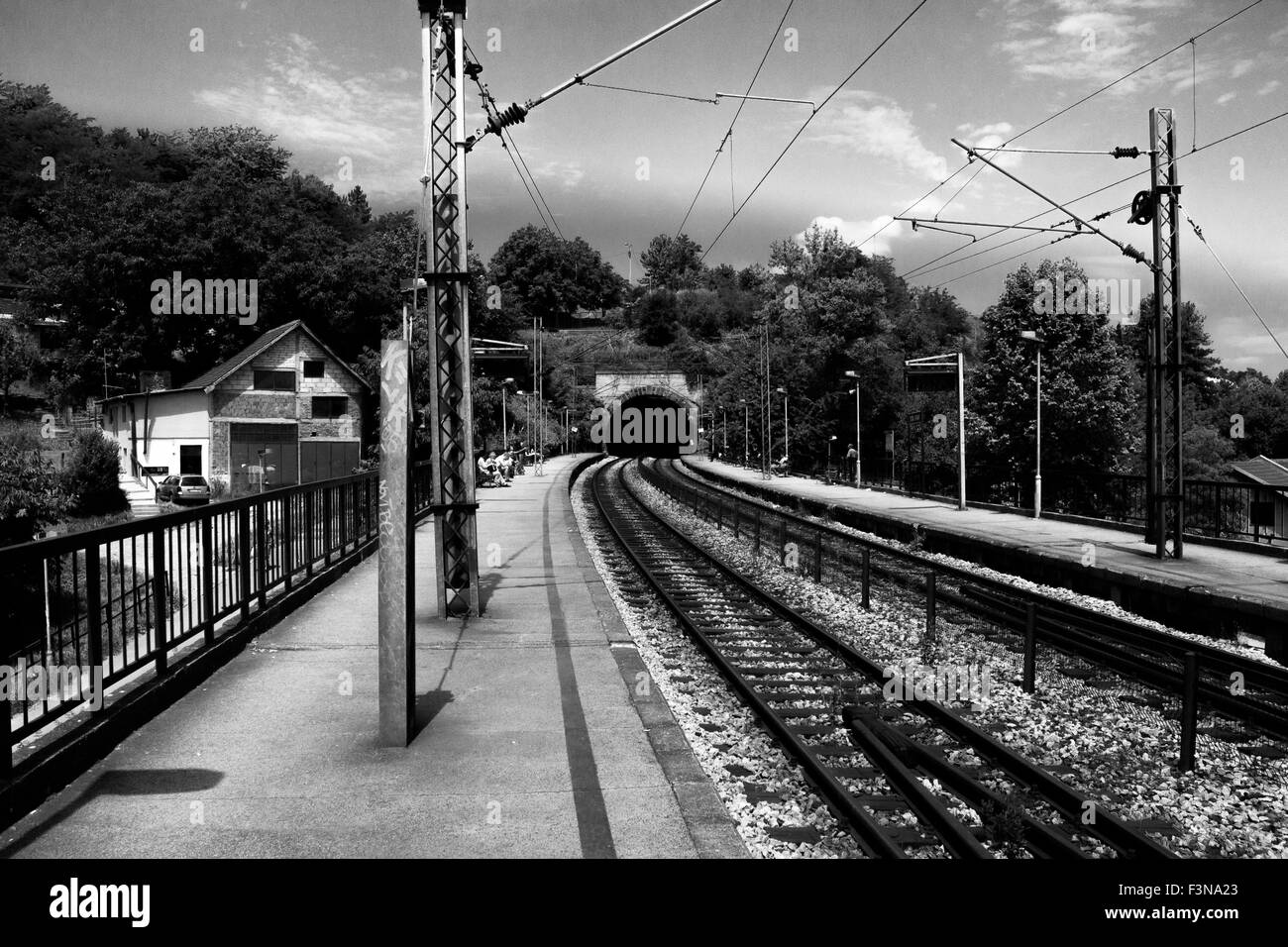 Belgrado,Railroad Station,Beograd, Stanica, Foto Stock