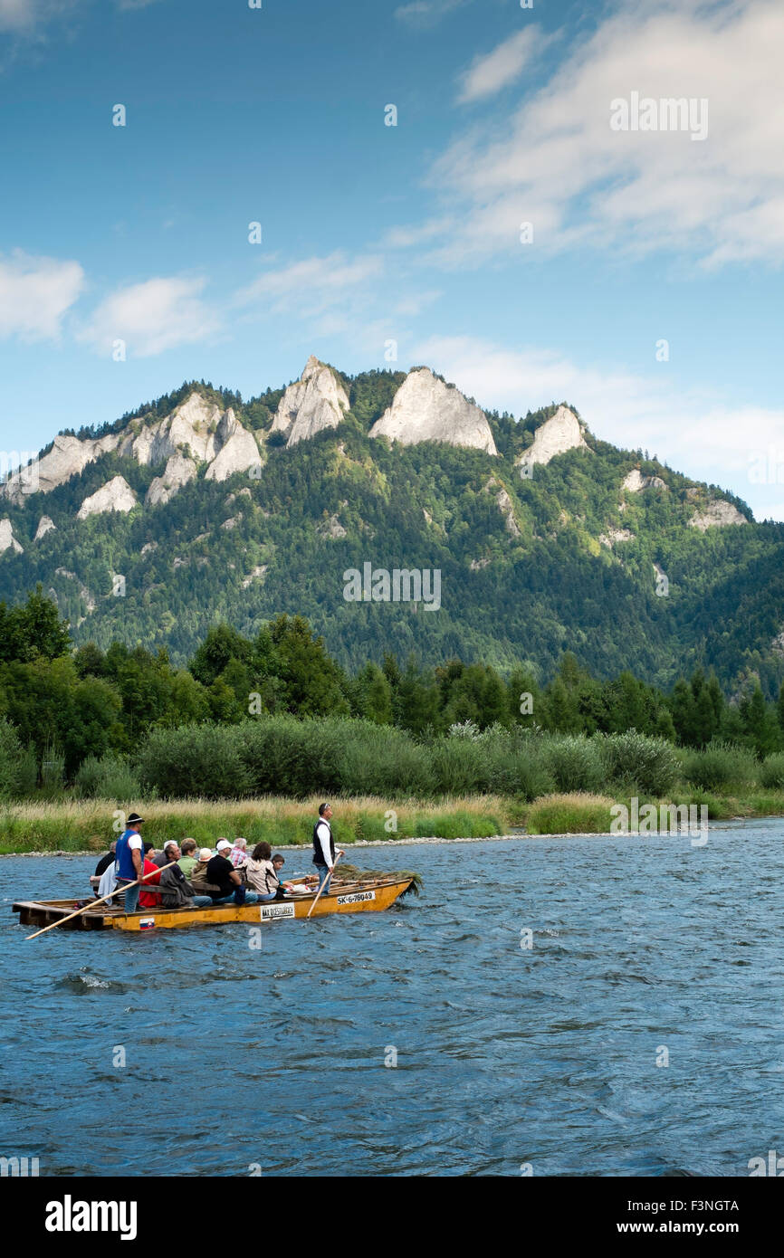 Europa centrale di destinazione europea Dunajec Pieniny Pieniny Montagne Paesaggio polacco mountains nature scenic viaggio estivo Foto Stock