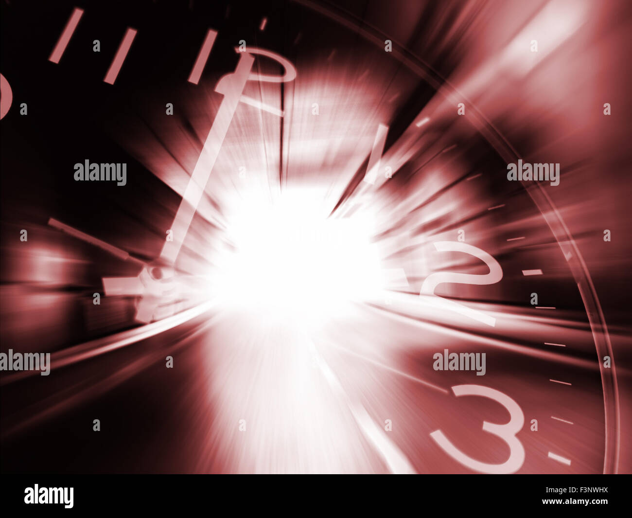 Time Machine lo sfondo marrone Foto Stock