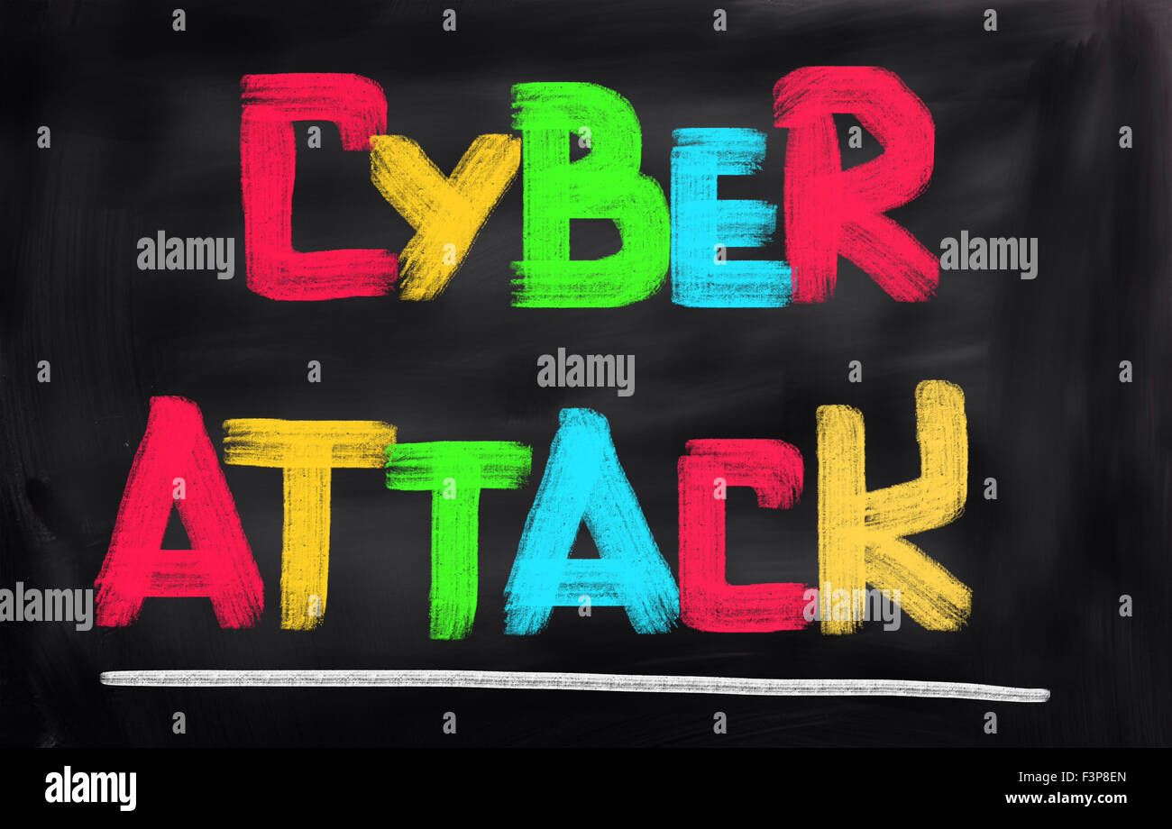 Cyber attacco Concept Foto Stock