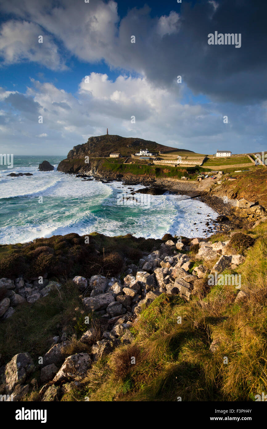 I sacerdoti Cove;;Cape Cornwall Cornwall, Regno Unito Foto Stock