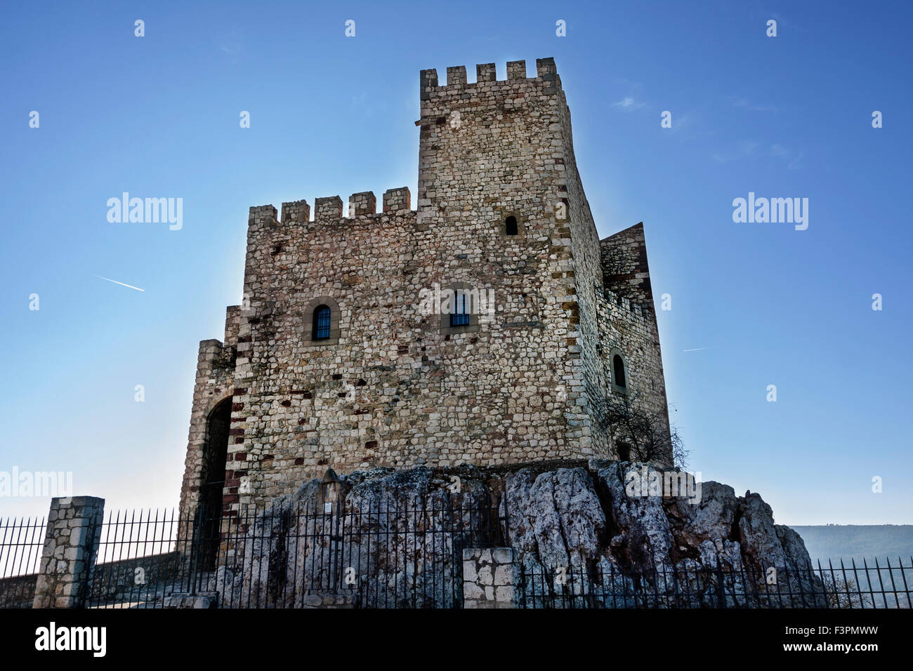 El Papiol castello. Foto Stock