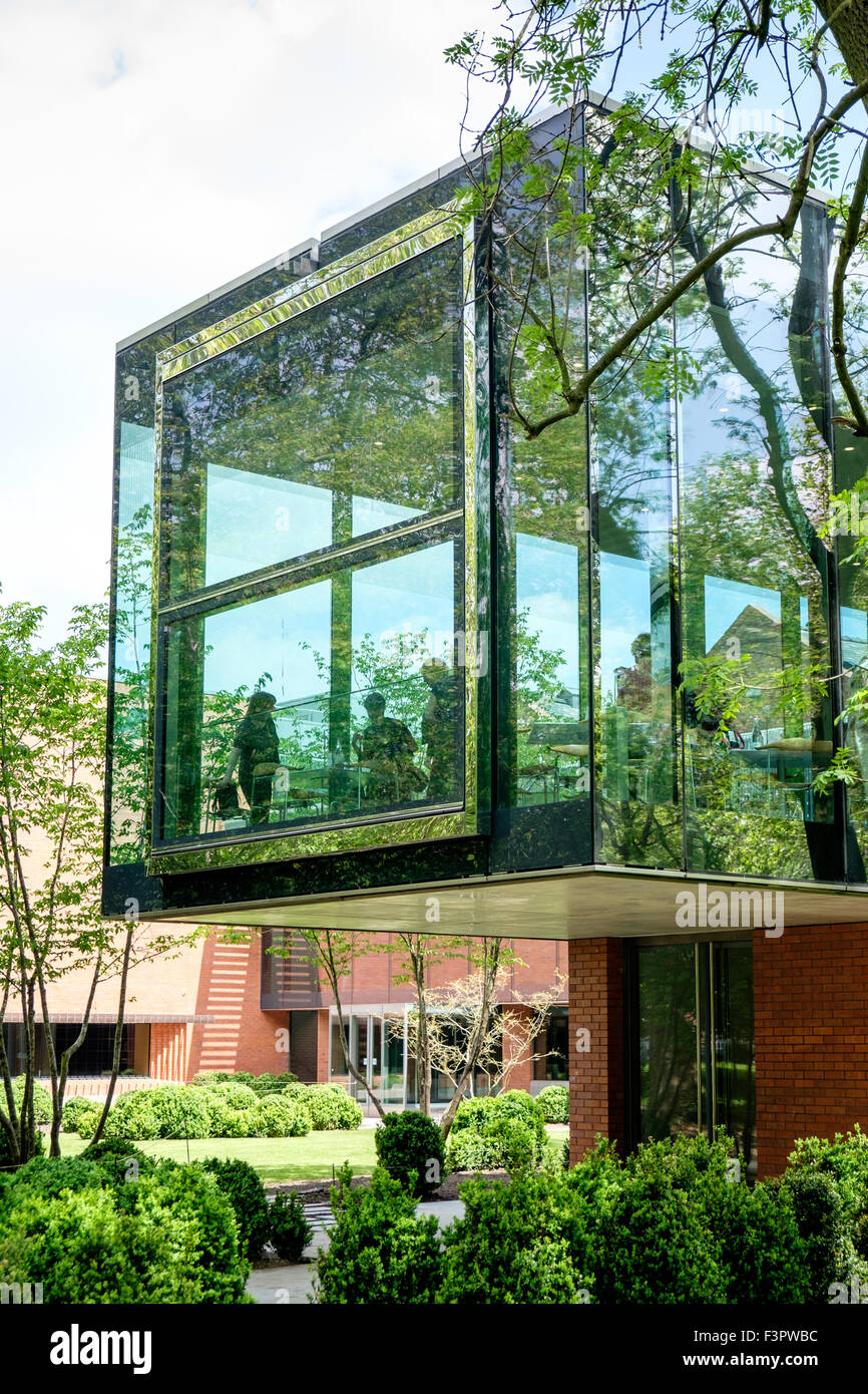 Cafe a Whitworth Art Gallery, Manchester, Regno Unito Foto Stock