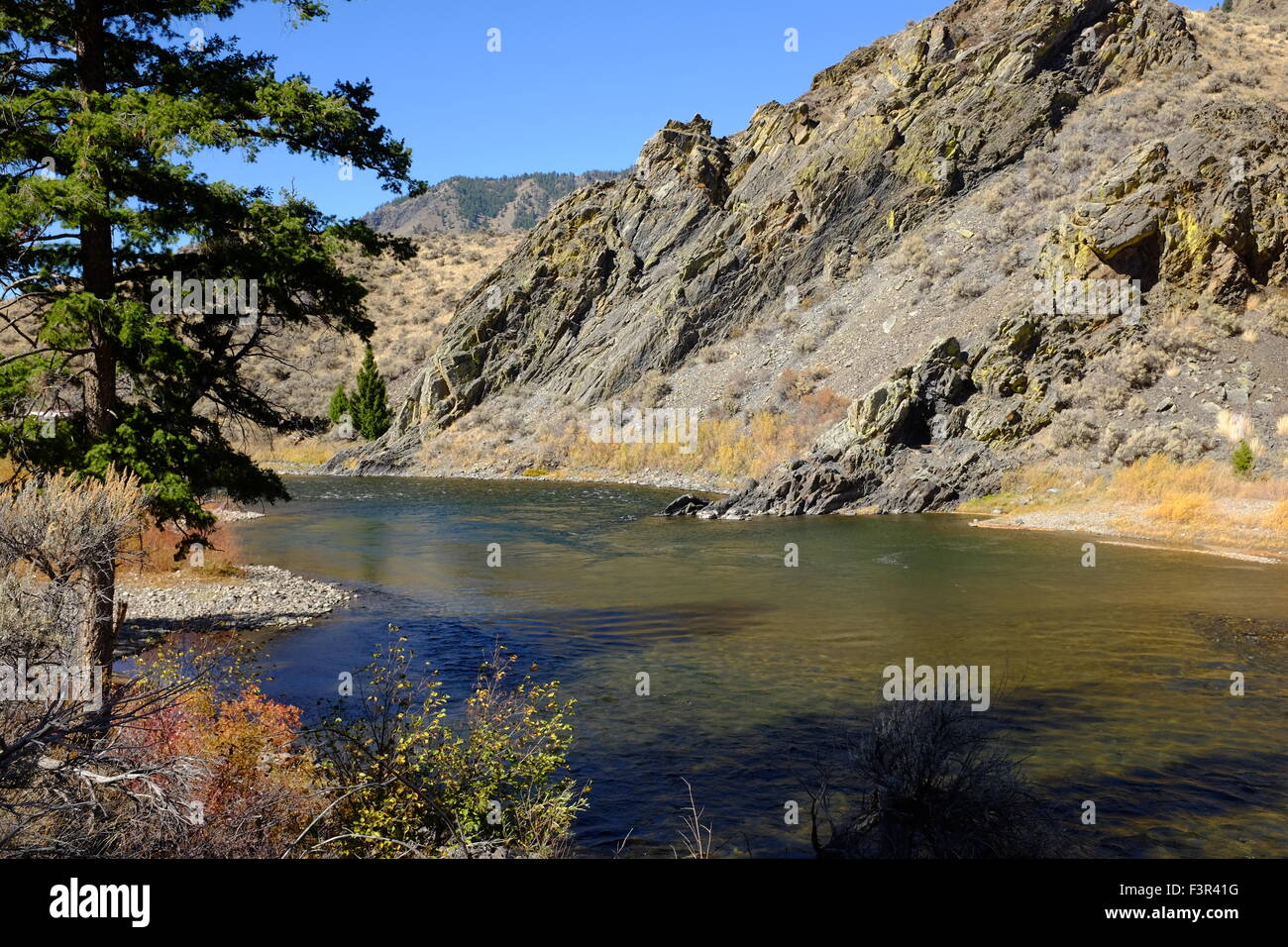 Salmon River in Idaho Foto Stock