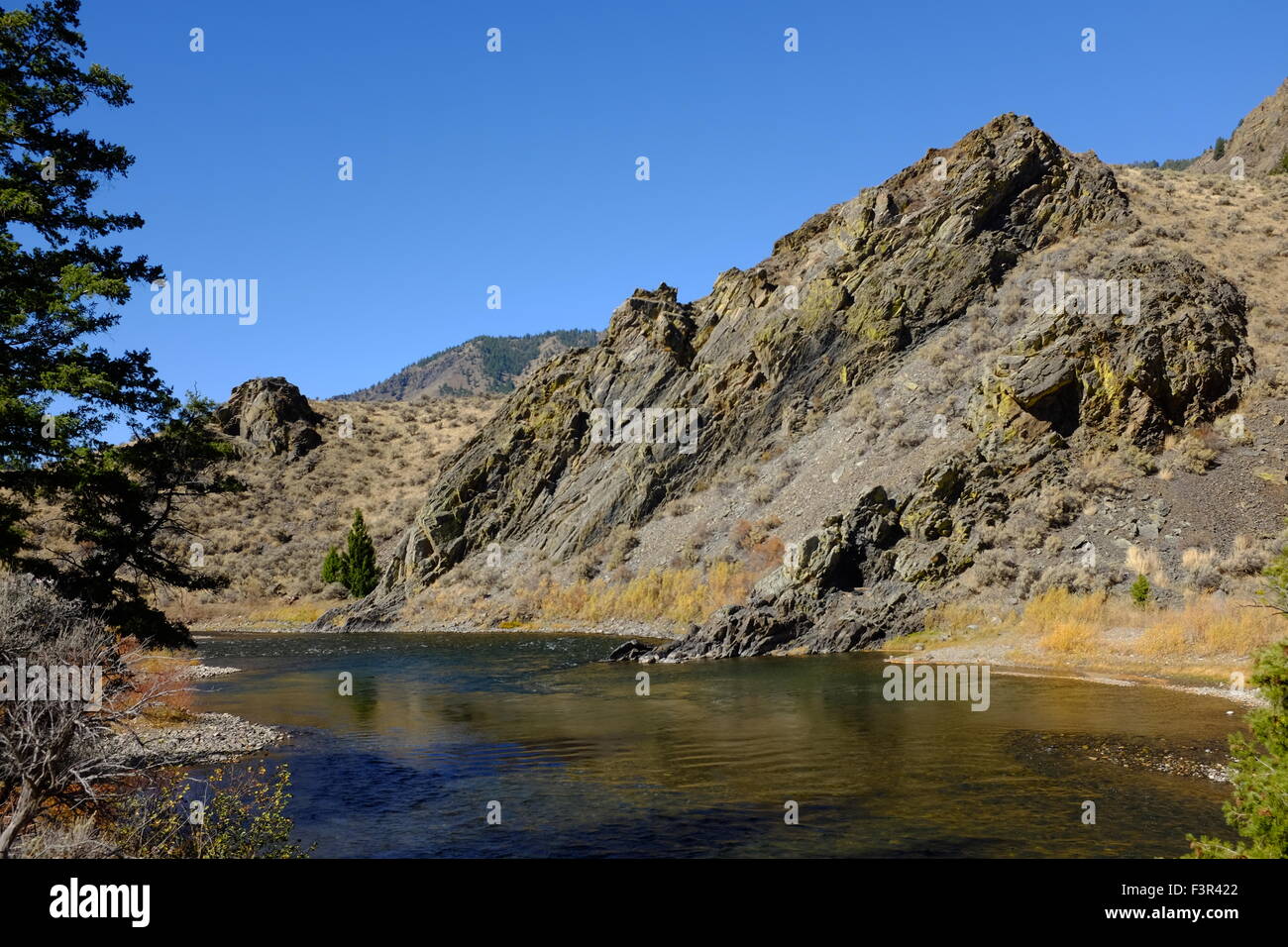 Salmon River in Idaho Foto Stock