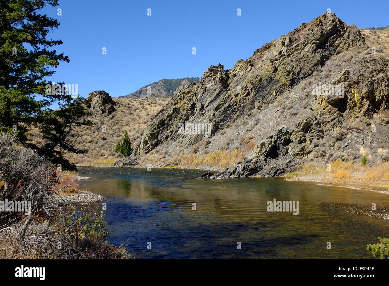 Salmon River in Idaho Foto Stock