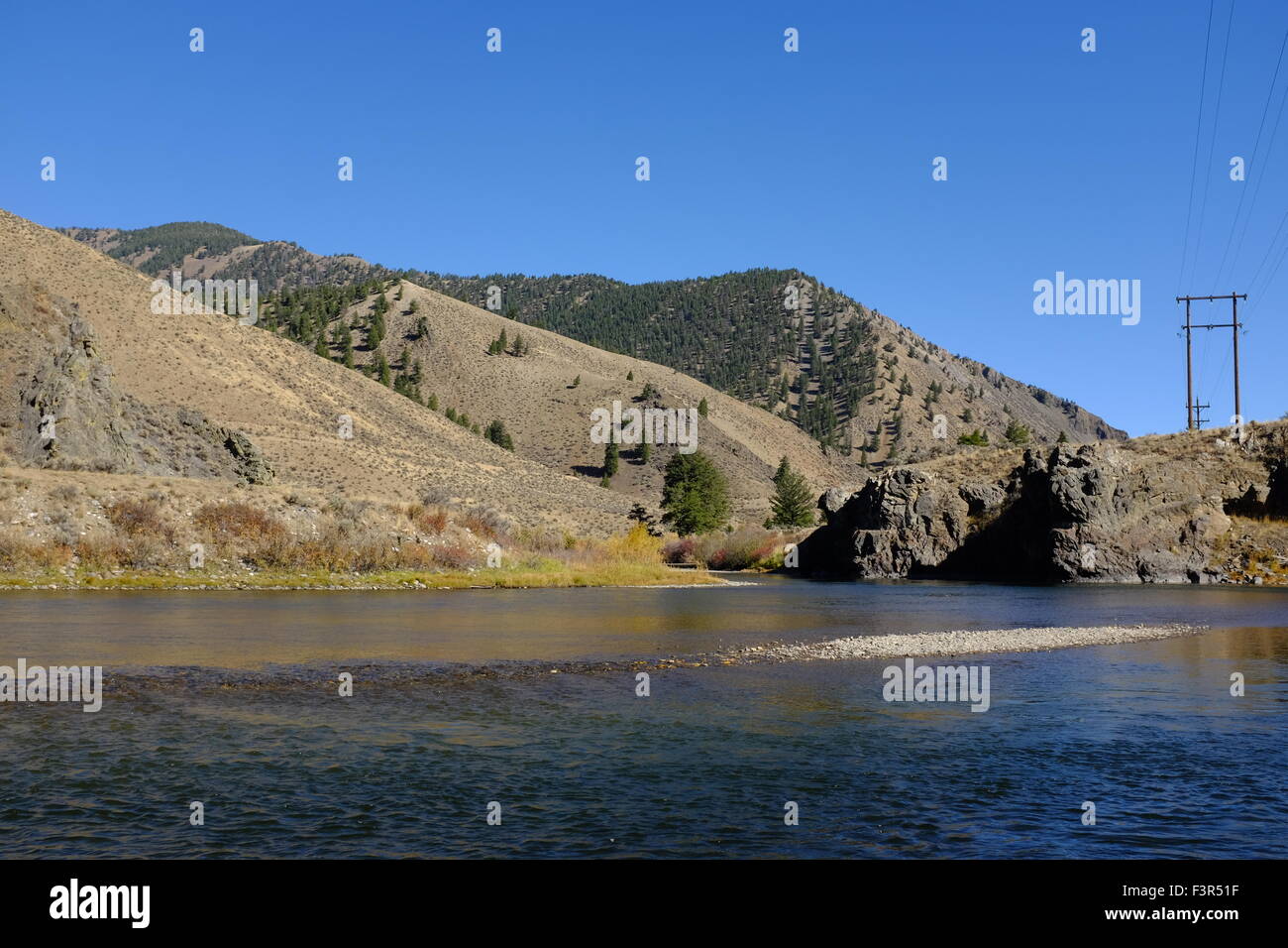 Salmon River in Idaho Foto Stock