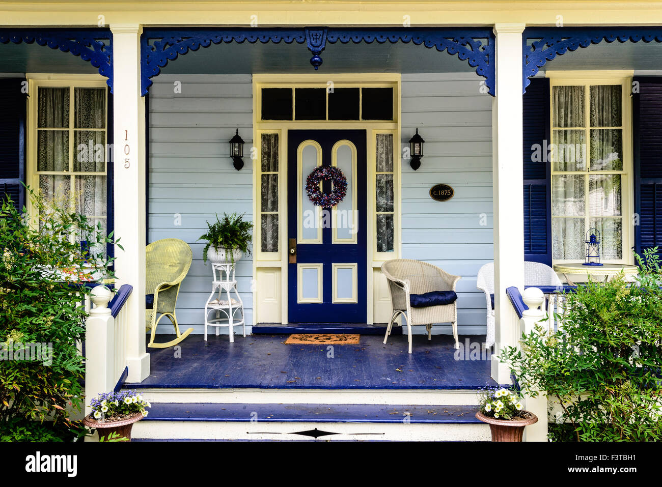 John T. Ford House (casa di corsia), 105 East Chestnut Street, St. Michaels, Maryland Foto Stock