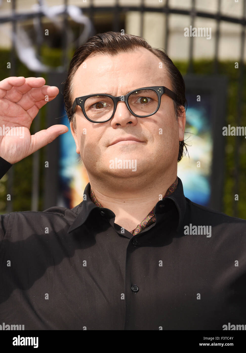 JACK BLACK noi attore di cinema in ottobre 2015. Foto di Jeffrey Mayer Foto Stock