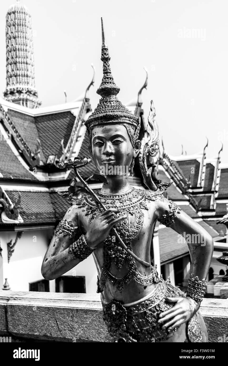 Dettaglio del Grand Palace a Bangkok in Tailandia Foto Stock