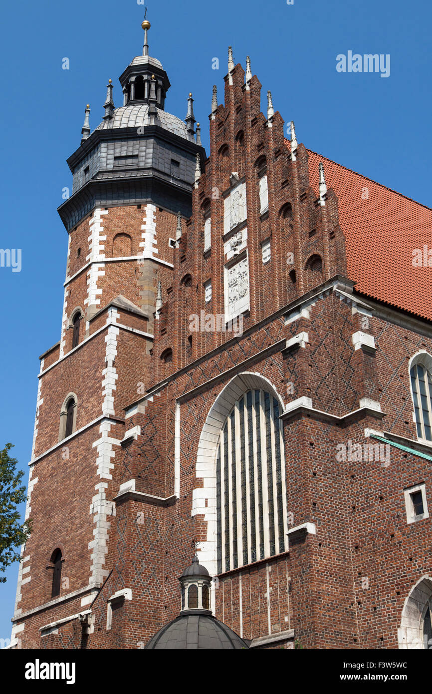 Corpus Domini nella Basilica di Cracovia in Polonia. Foto Stock