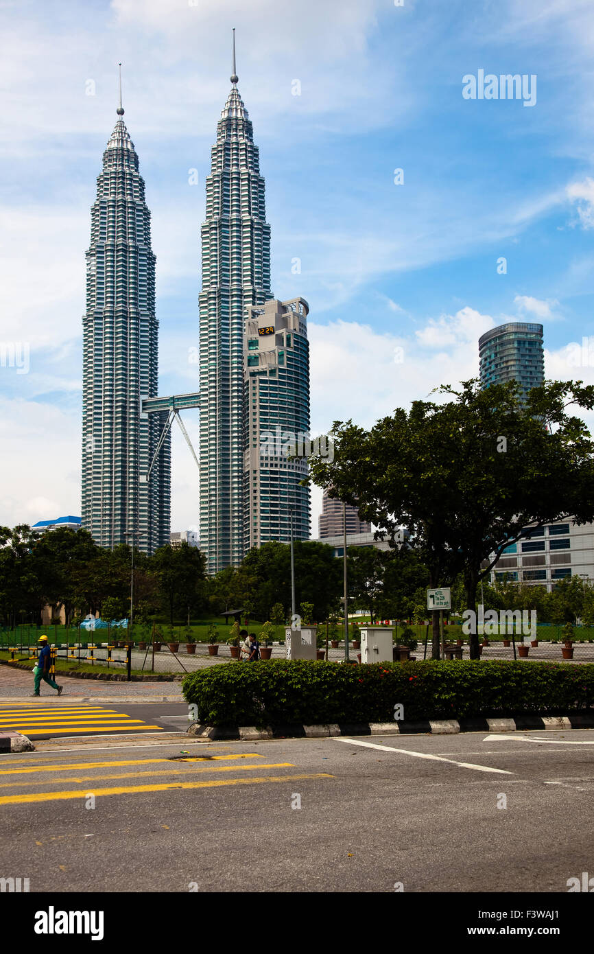 Petronas Twin Towers Foto Stock