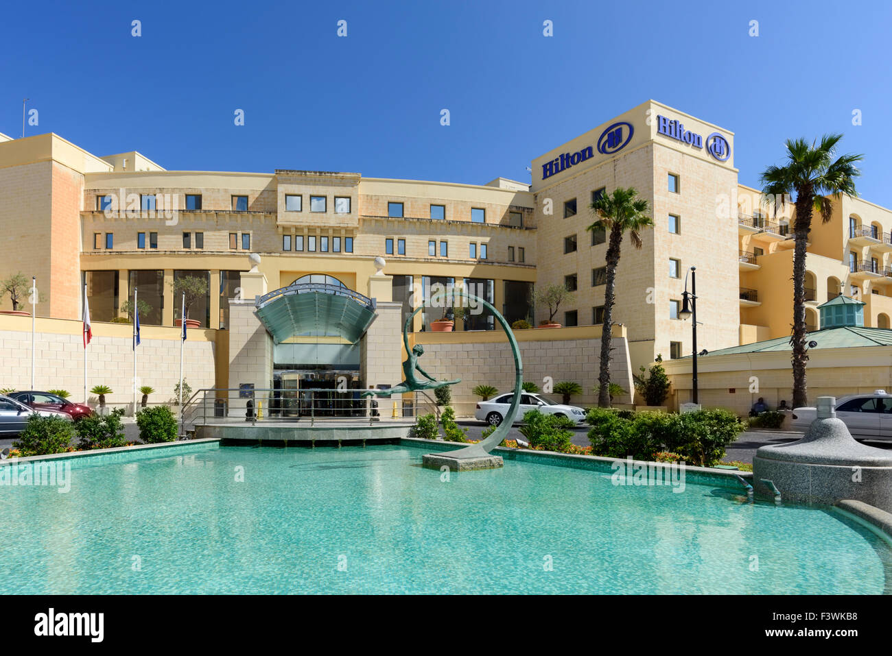 Hotel Hilton Portomaso, St Julians Malta Foto Stock