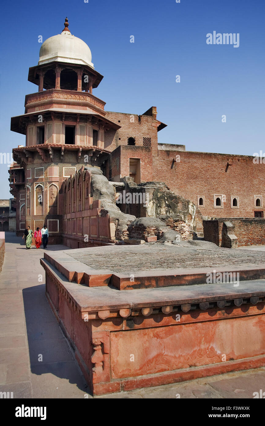 Il Forte Rosso di Agra, Nort India, India, Asia Foto Stock