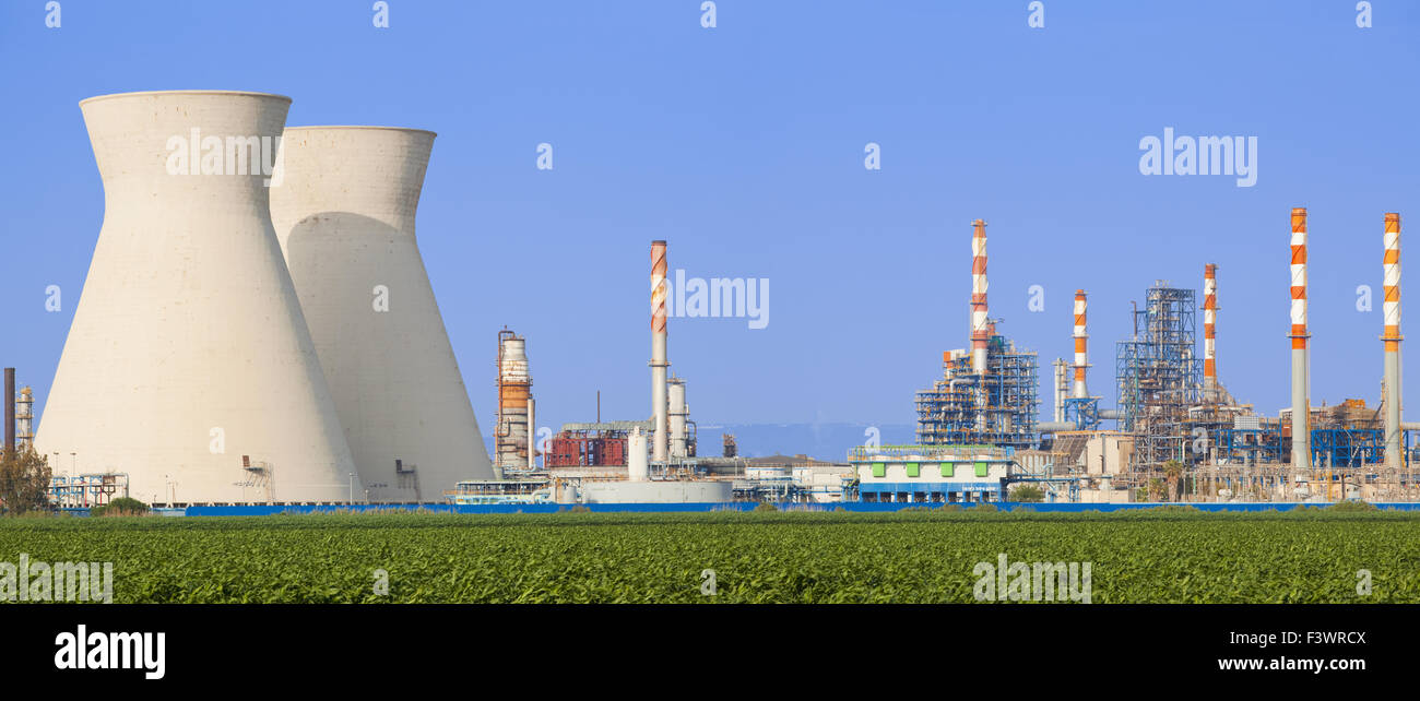 Centrale nucleare Foto Stock