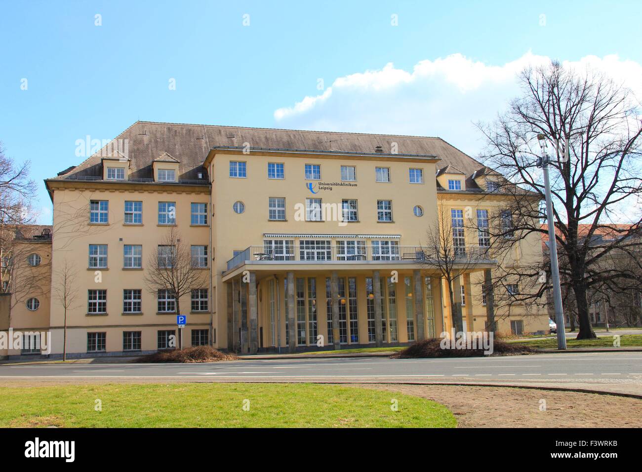 La clinica universitaria di Lipsia Foto Stock