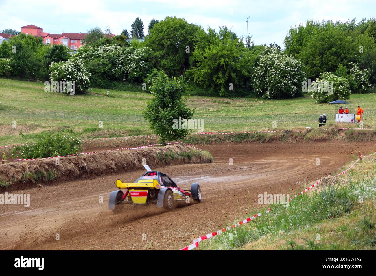 Car racing in seelow Foto Stock