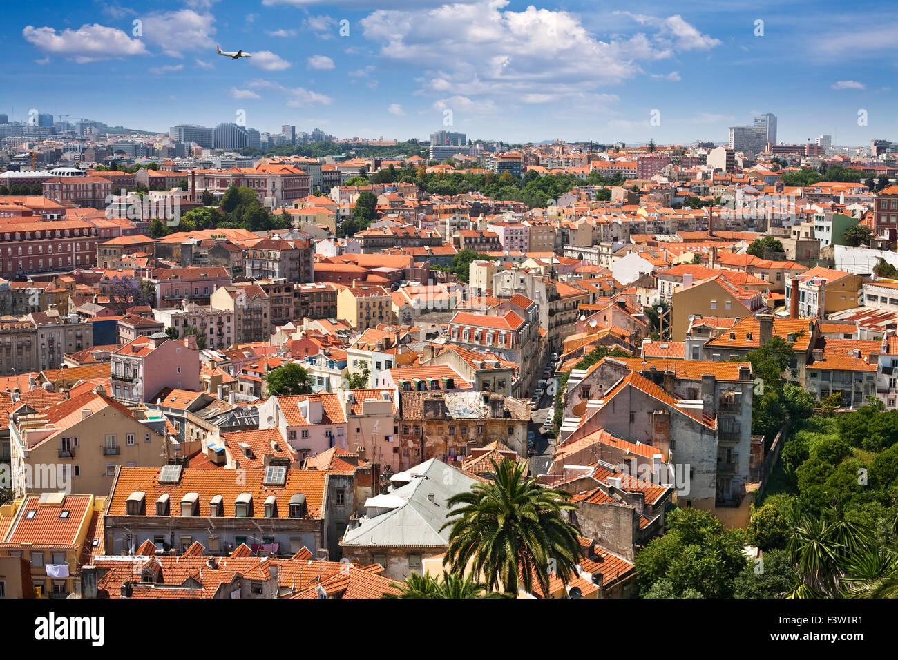 Panorama di Lisboa Foto Stock