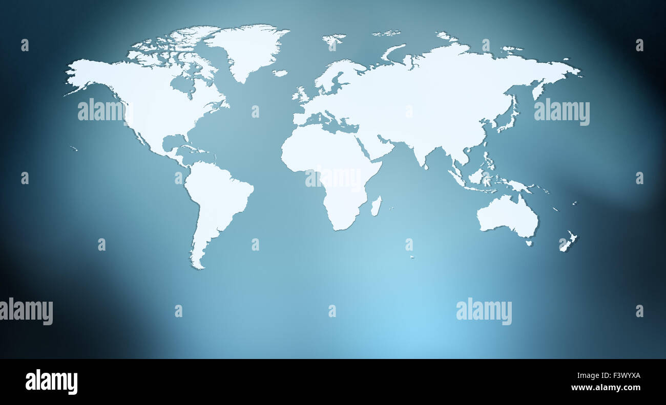 Messa a terra sullo sfondo della mappa Foto Stock