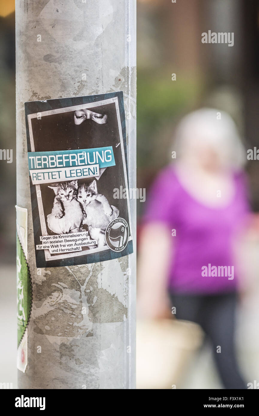 Liberazione animale salva la vita Foto Stock