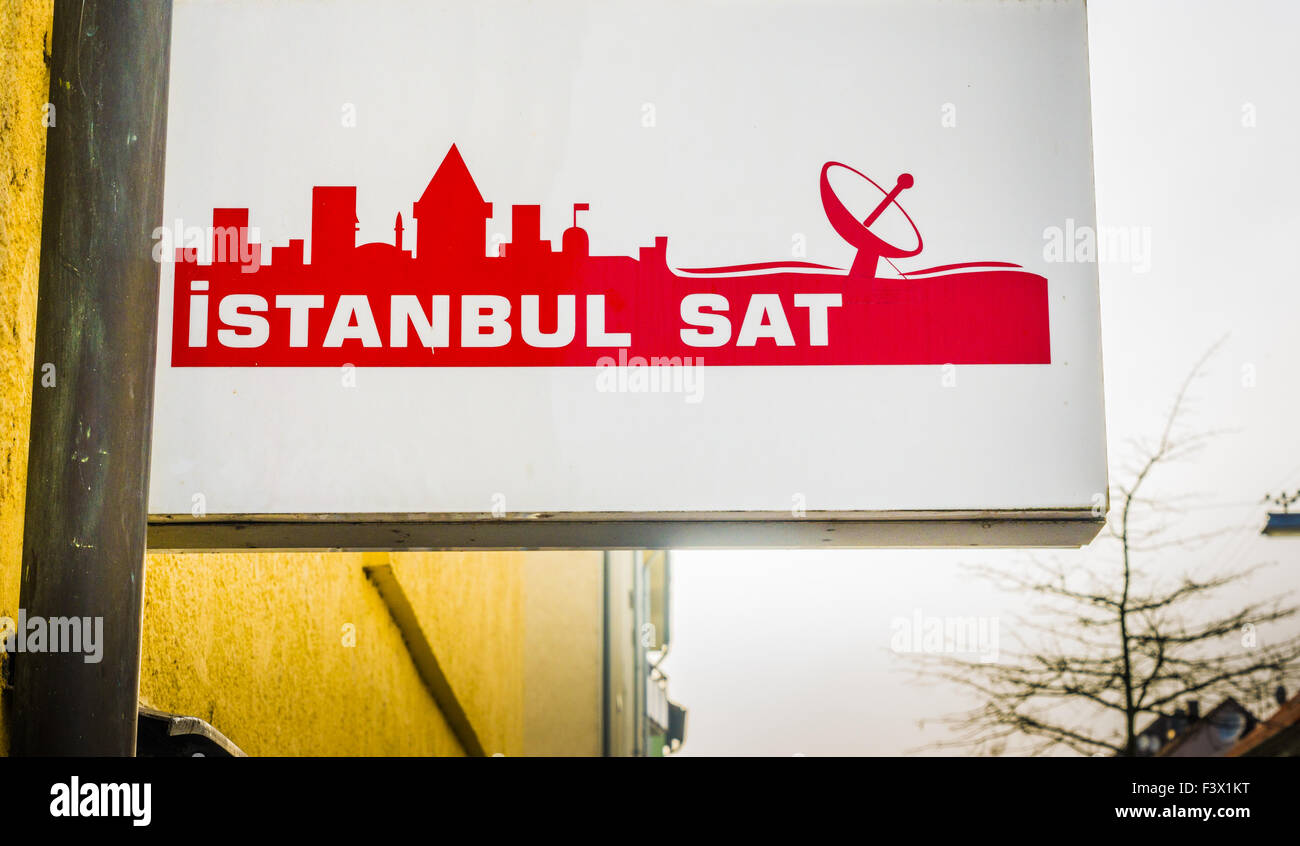 Istanbul satellite Foto Stock