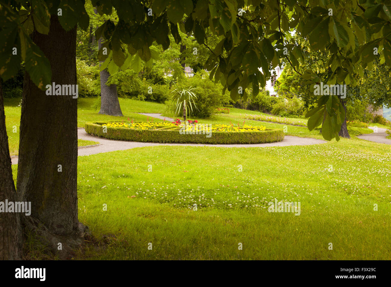 Il Dornburg gardens Foto Stock