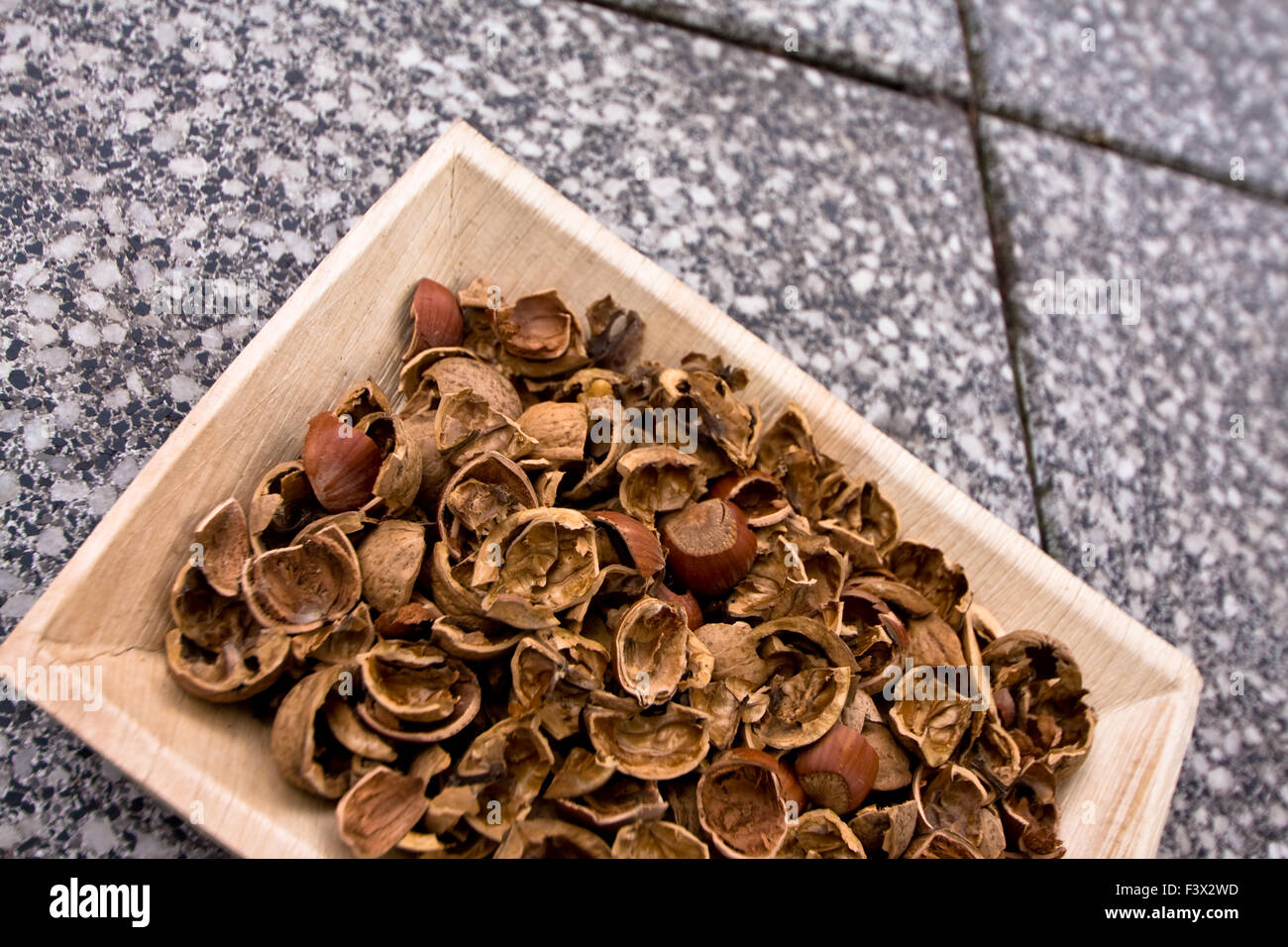 guscio di noce Foto Stock