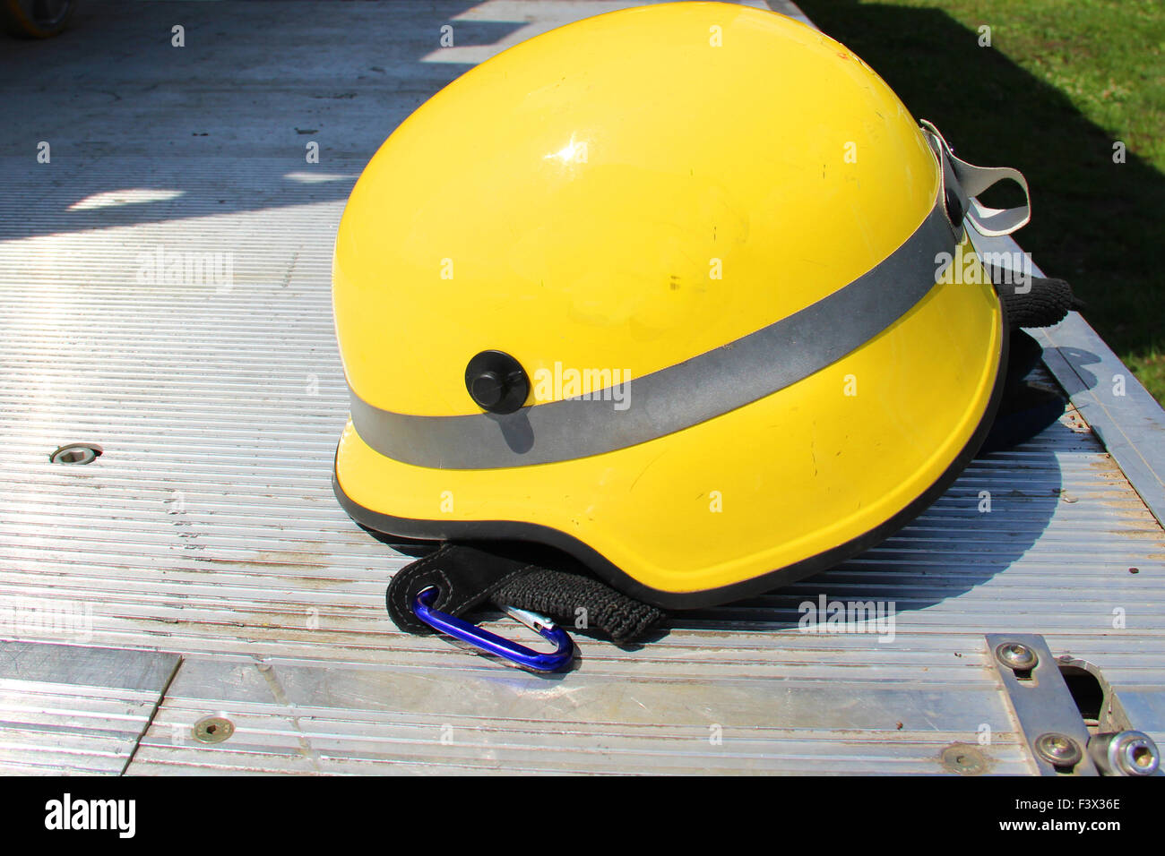 casco di sicurezza Foto Stock