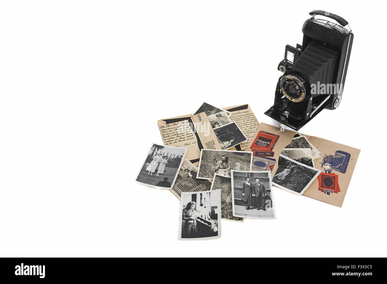 Fotografie di nostalgico e roll telecamera cinematografica Foto Stock