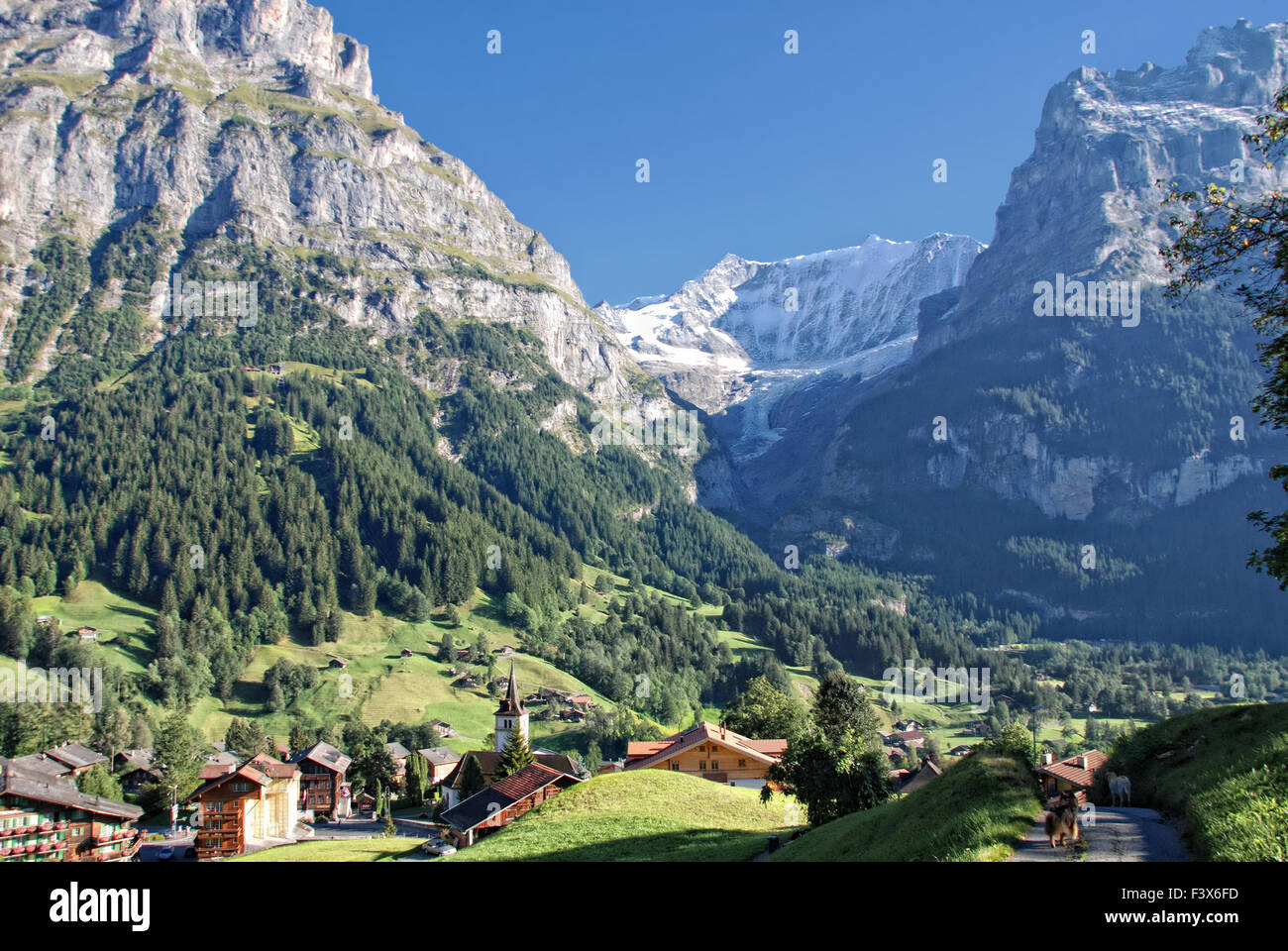 Grindelwald Foto Stock