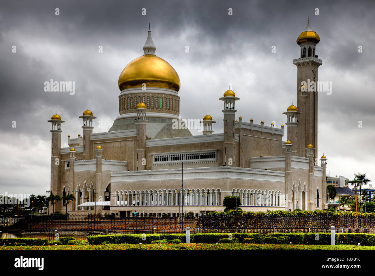 Il sultano Omar Ali Saifuddin Moschea Foto Stock