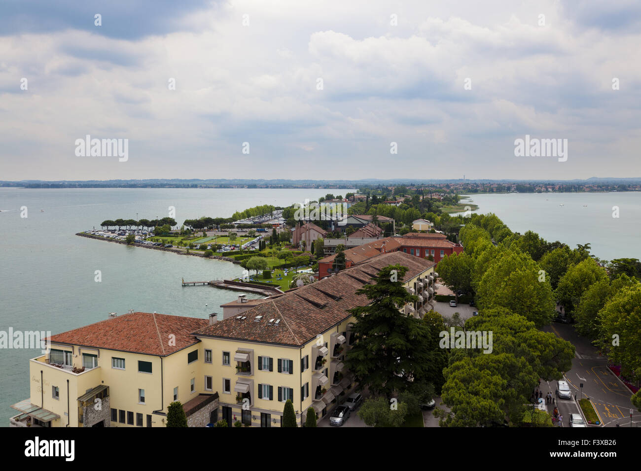 Sirmione sul lago di garda Foto Stock