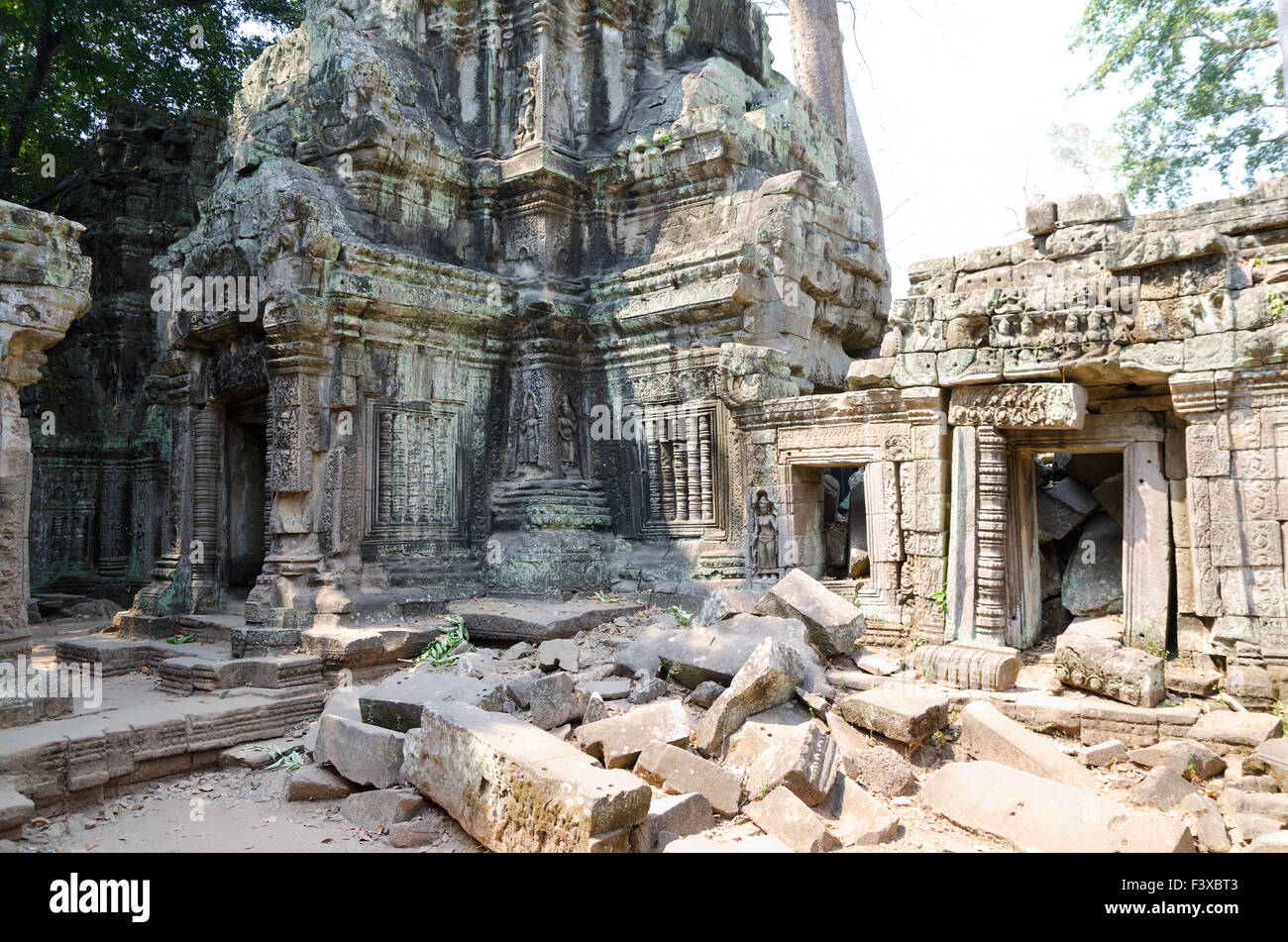 Preah Pithu ad Angkor in Cambogia Foto Stock