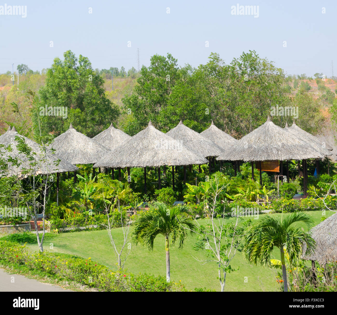 Summerhouses in Vietnam Foto Stock