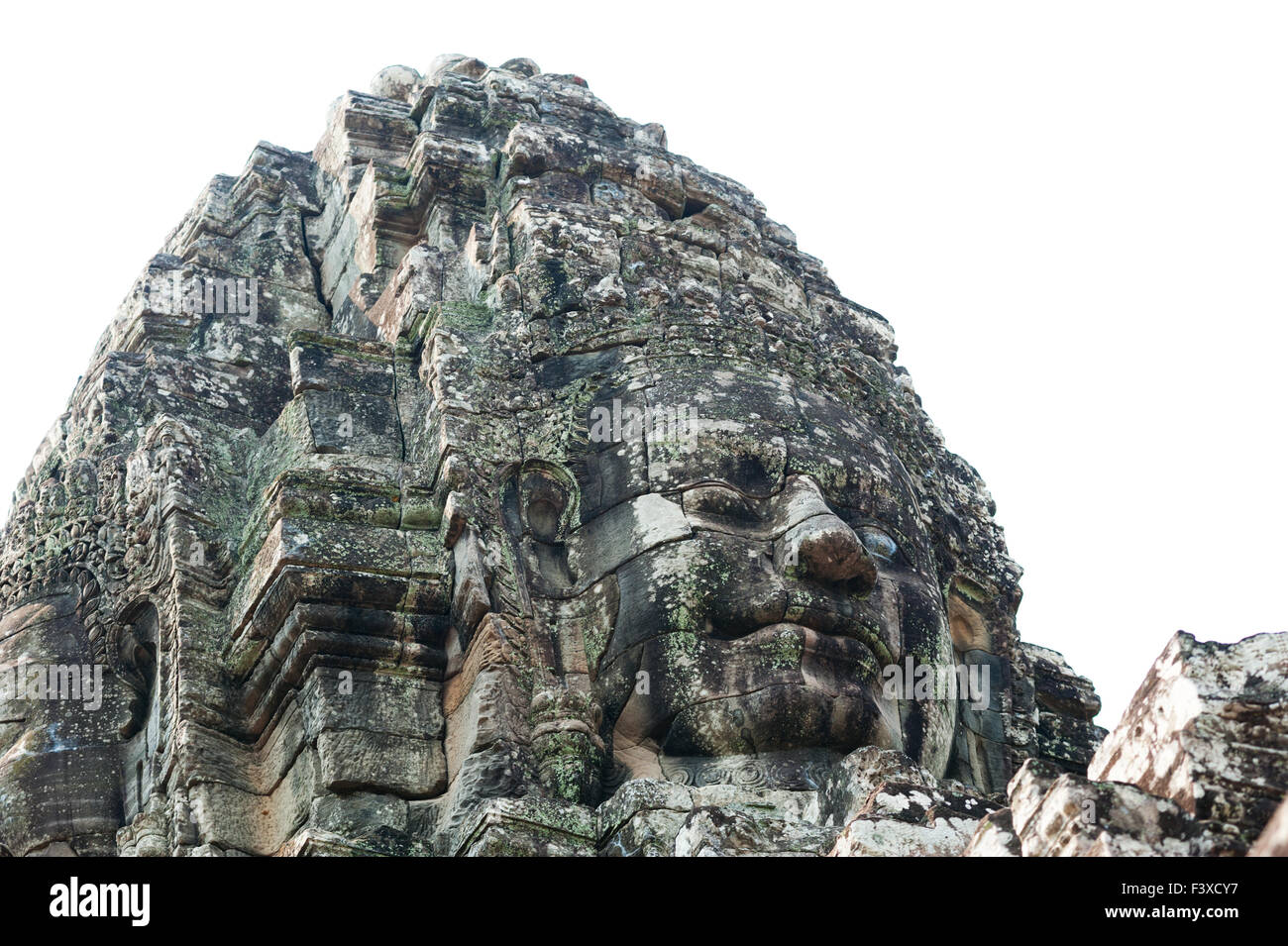 Angkor facce gigante Foto Stock