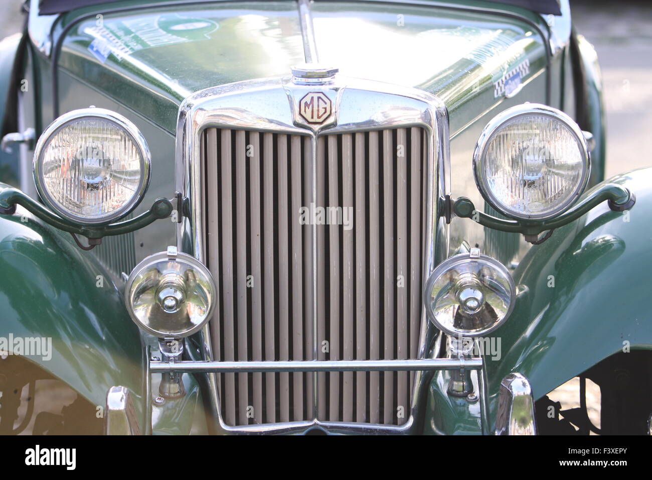 Oldtimer MG Foto Stock