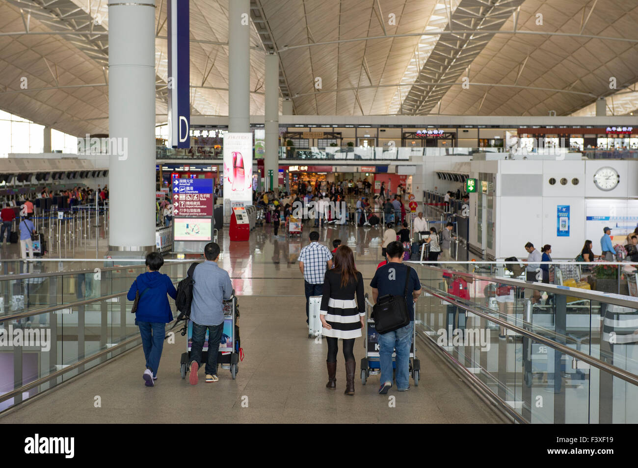 L'aeroporto Internazionale di Hong Kong. Foto Stock
