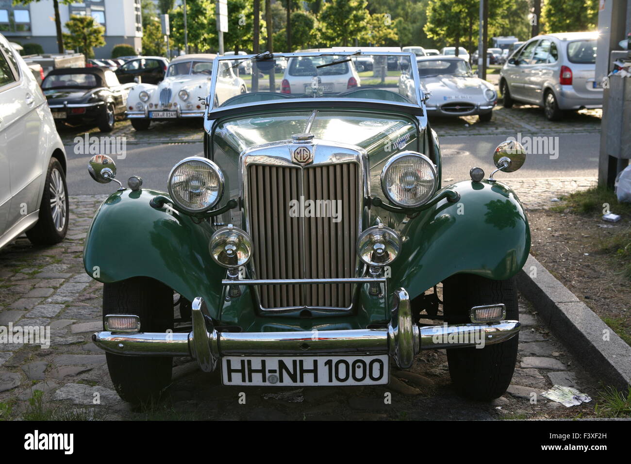 Oldtimer MG Foto Stock