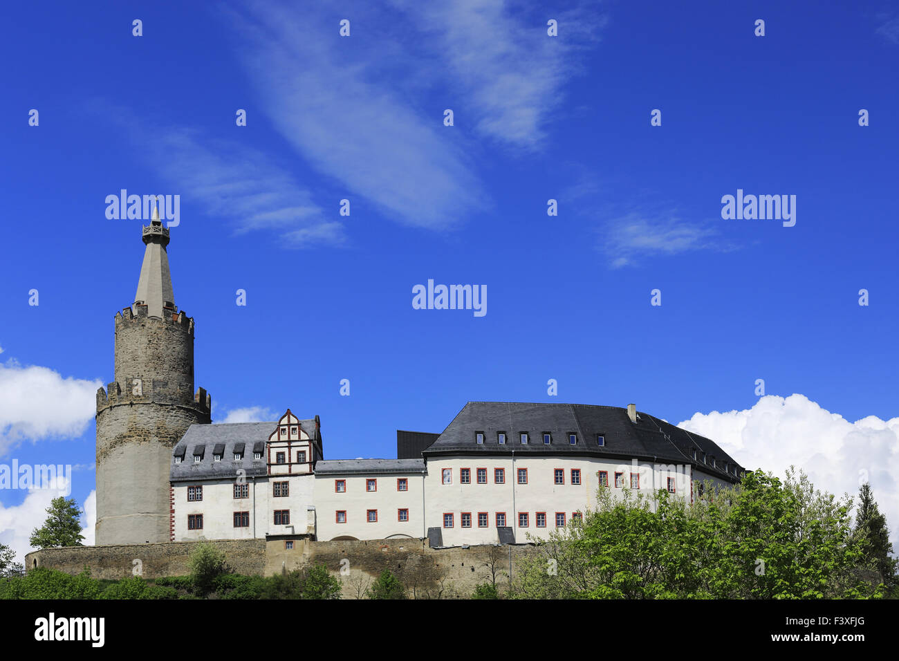 Osterburg Weida Leder Gmbh, Turingia Foto Stock