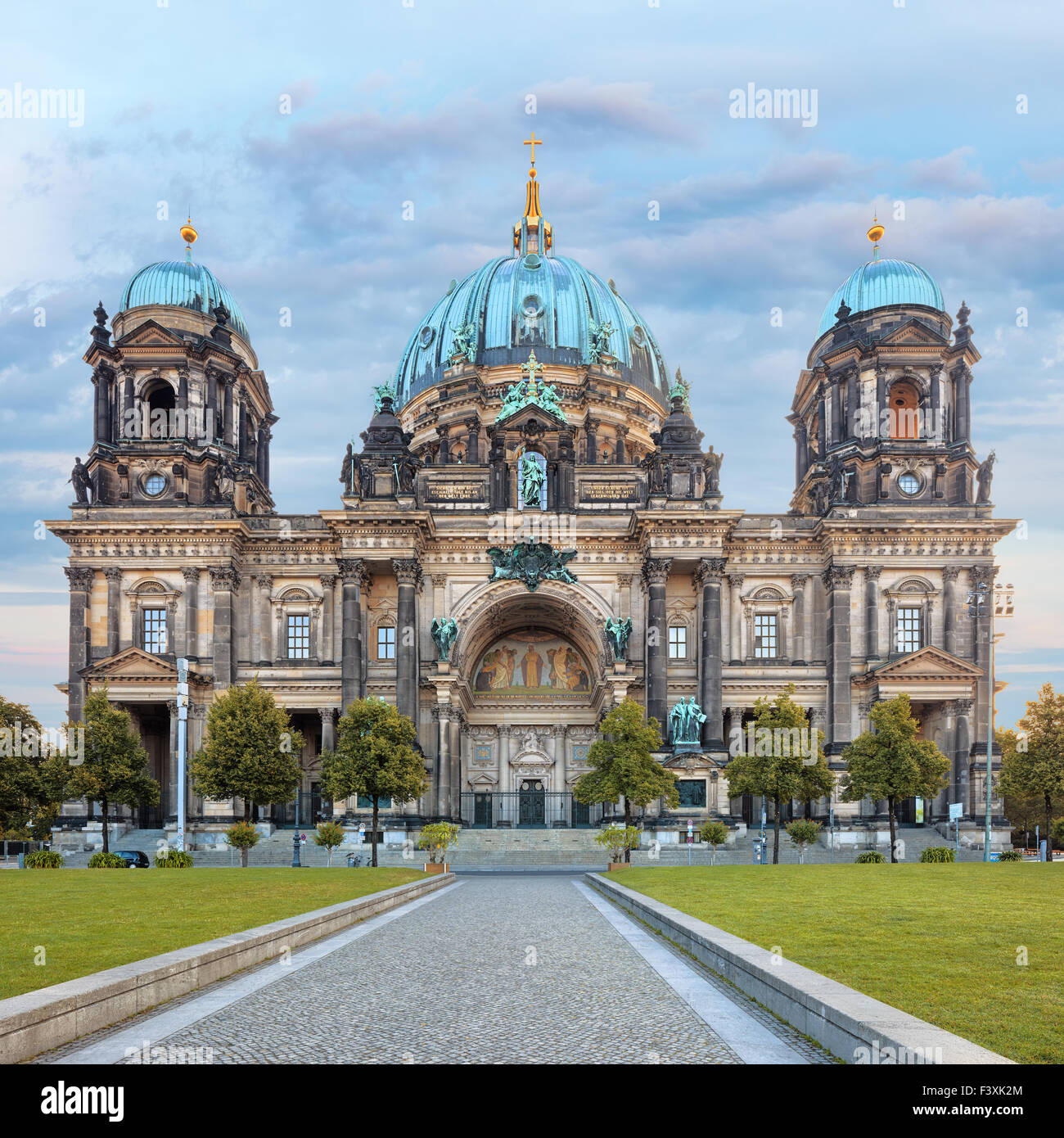 Berliner Cattedrale del Duomo facciata principale Foto Stock