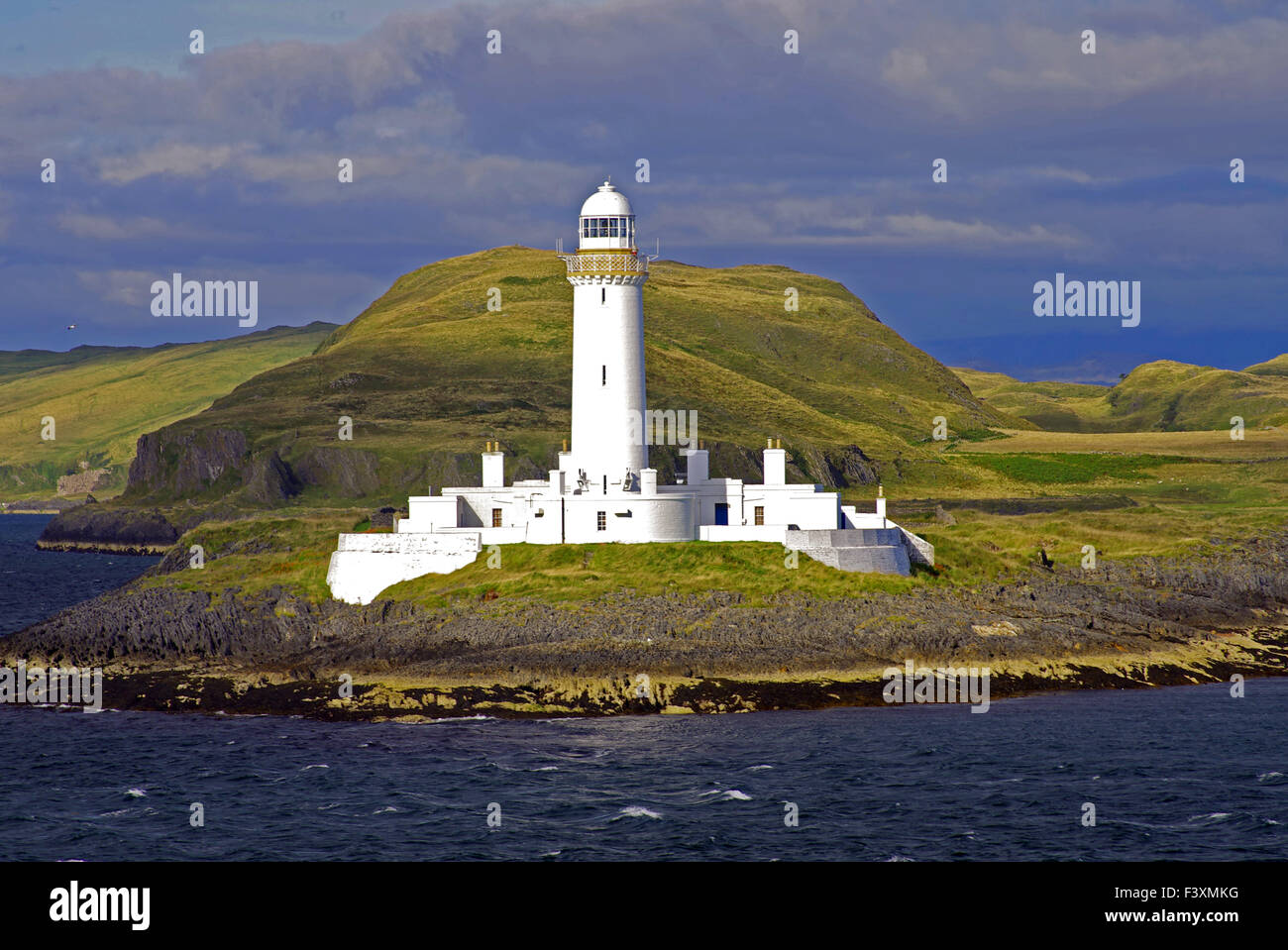 Lighthouse vicino a Oban Foto Stock
