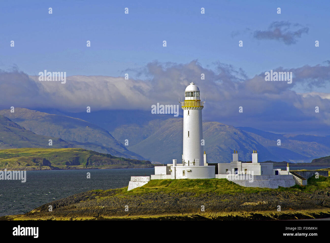 Lighthouse vicino a Oban Foto Stock