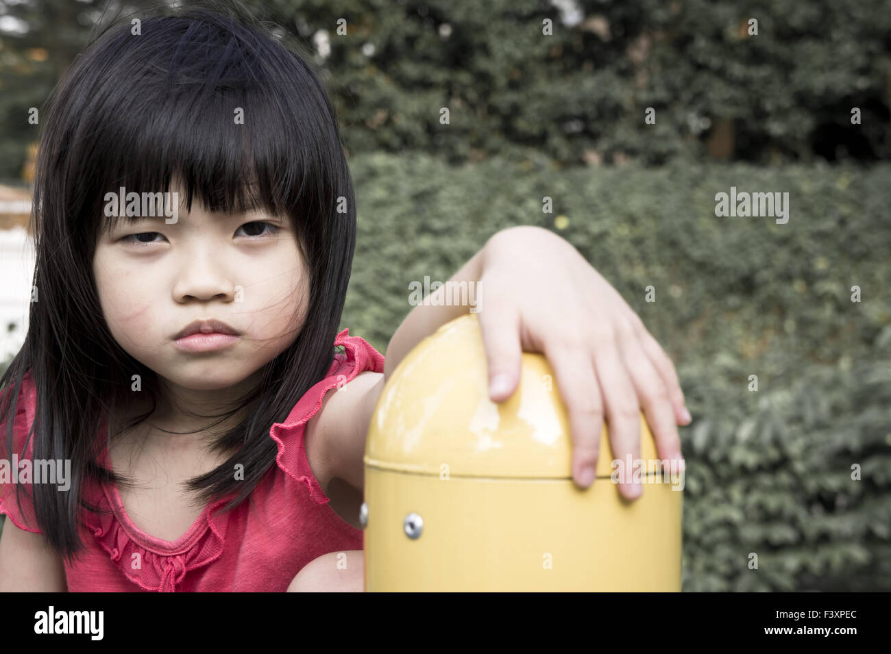 Abbandonare la ragazza Foto Stock